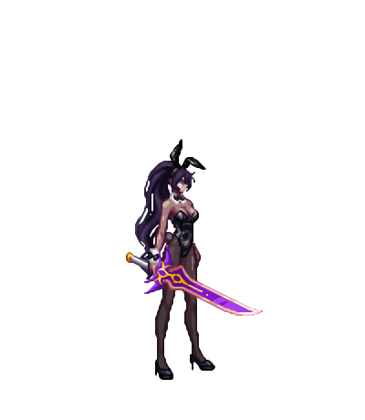 카쿠다테 카린 (바니걸) · 블루 아카이브 코스프레 · 던파 귀검사(여) 룩