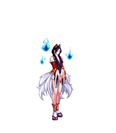 아리 · 리그오브레전드 (롤) 코스프레 · 던파 거너(여) 룩