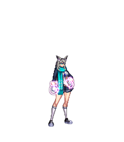 스나오오카미 시로코 · 블루 아카이브 코스프레 · 던파 격투가(여) 룩