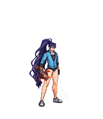 체육복유우카 · 블루 아카이브 코스프레 · 던파 다크나이트 룩